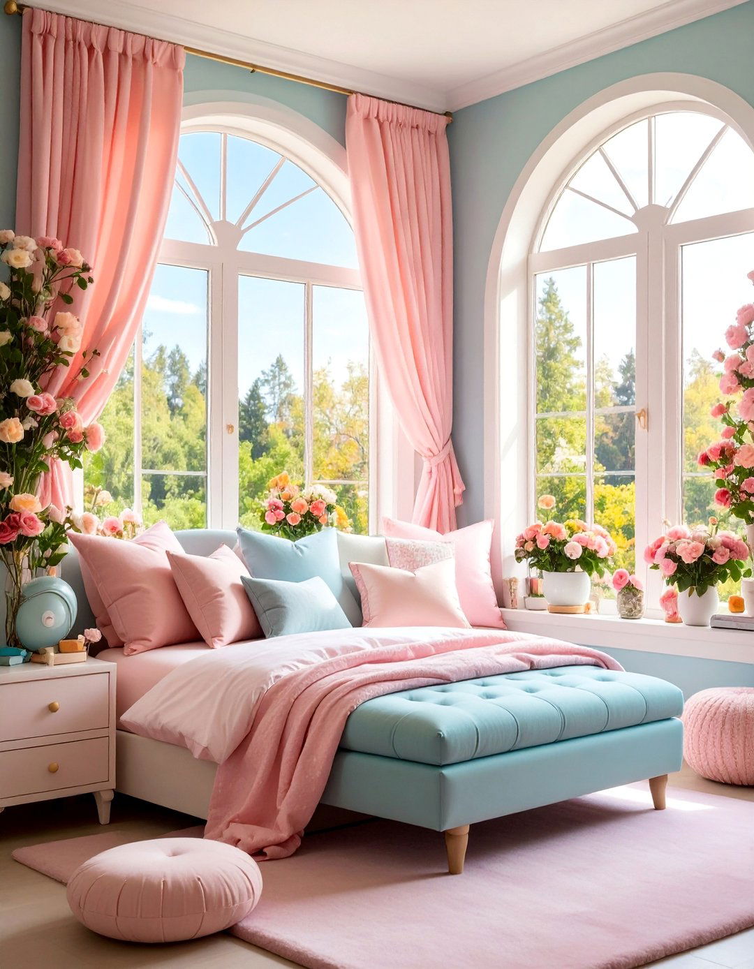 Princess Room with Window Seat Palace - 25 Princess Room Ideas