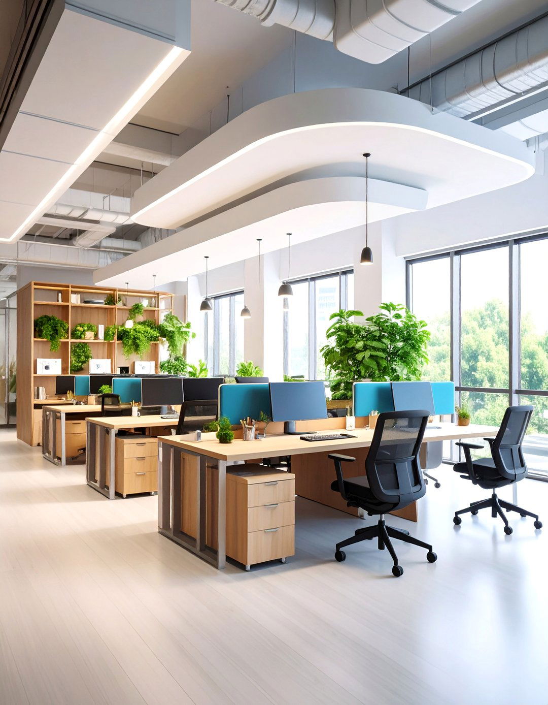 Privacy Enhanced Focus Environment - 25 Office Interior Design Ideas
