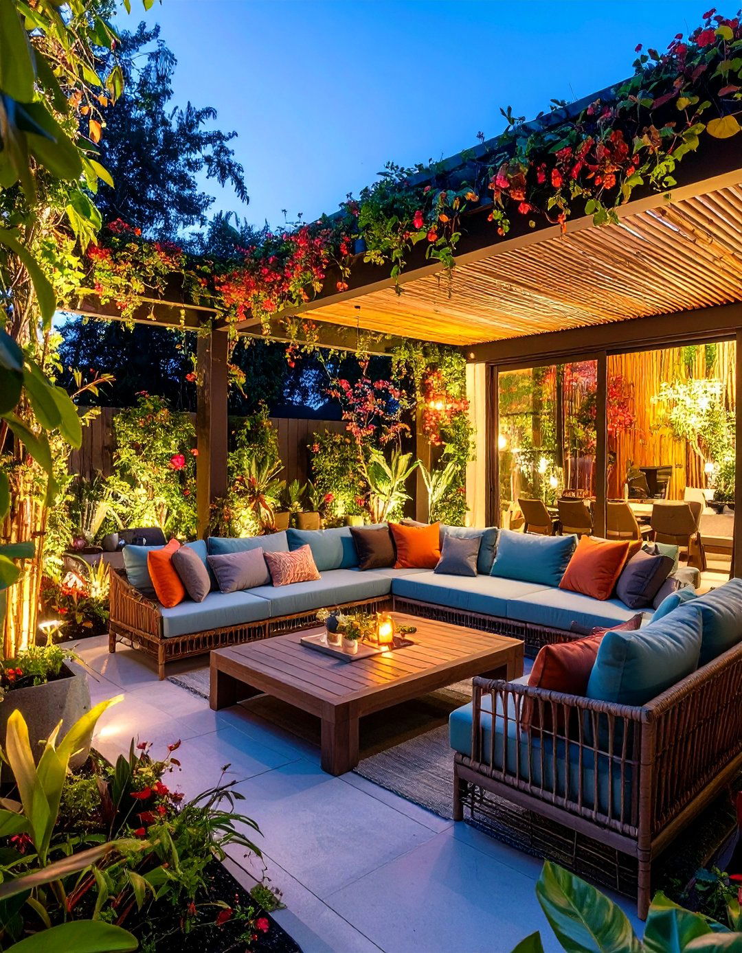 Privacy Lanai with Screening Elements - 25 Lanai Porch Ideas