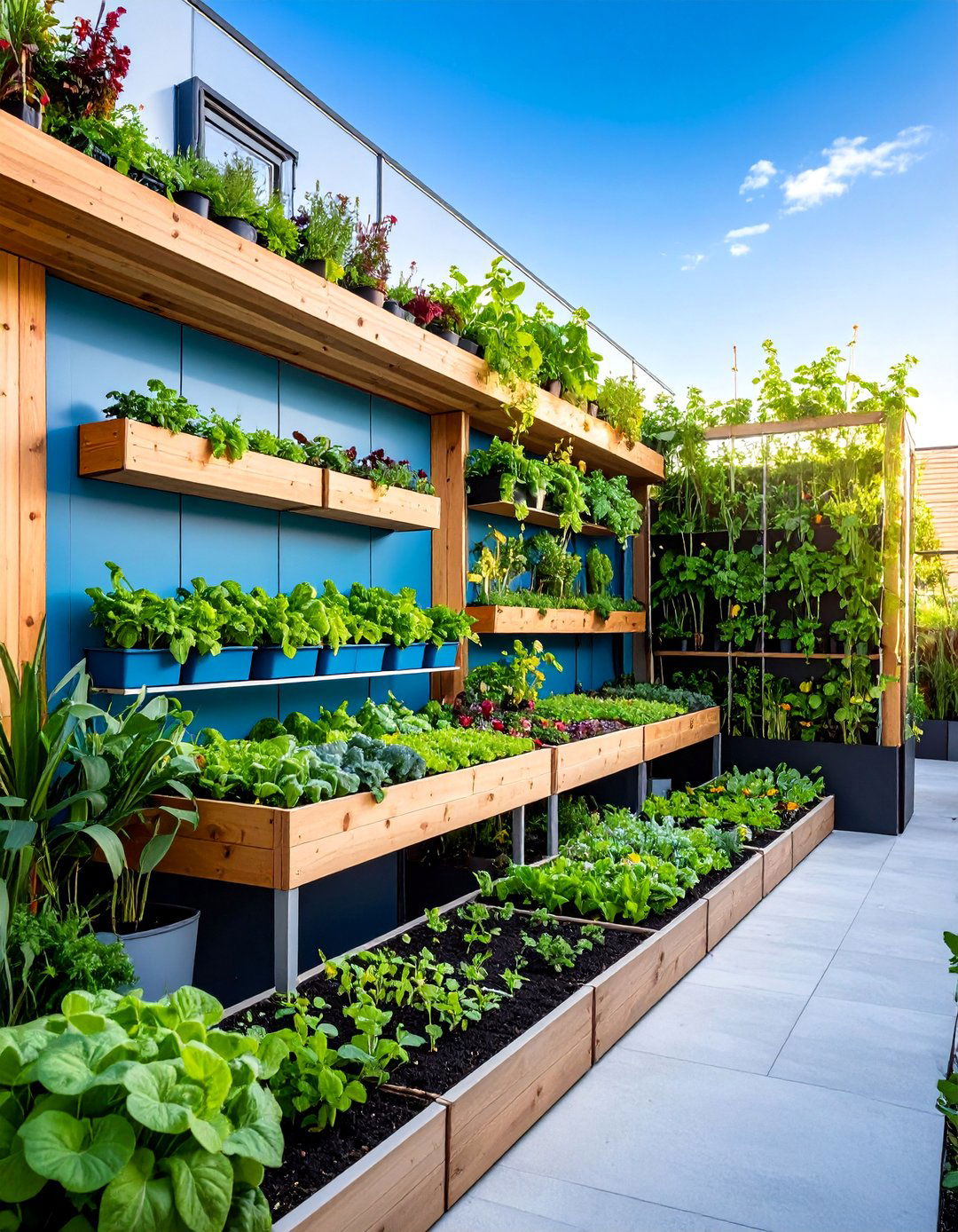 Productive Micro Farm - 25 Small Walled Garden Ideas