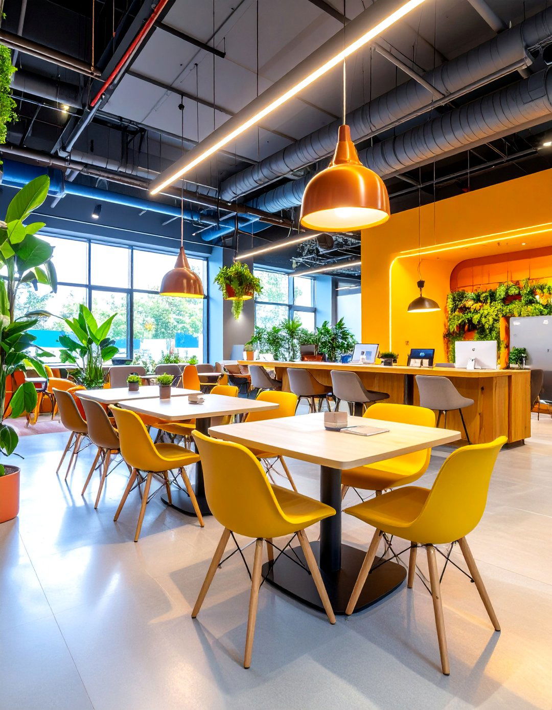 Productivity Focused Work Cafe - 25 Office Coffee Station Ideas