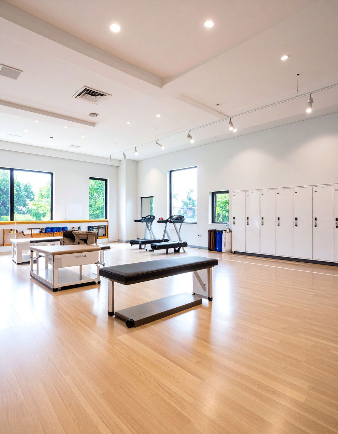 Professional Baseball Training Room with Fitness Equipment - 25 Baseball Room Decor Ideas