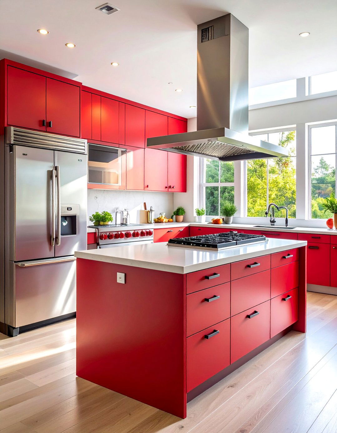 Professional Chefs Kitchen with Sub Zero Wolf Appliances - 25 Luxury Kitchen Ideas