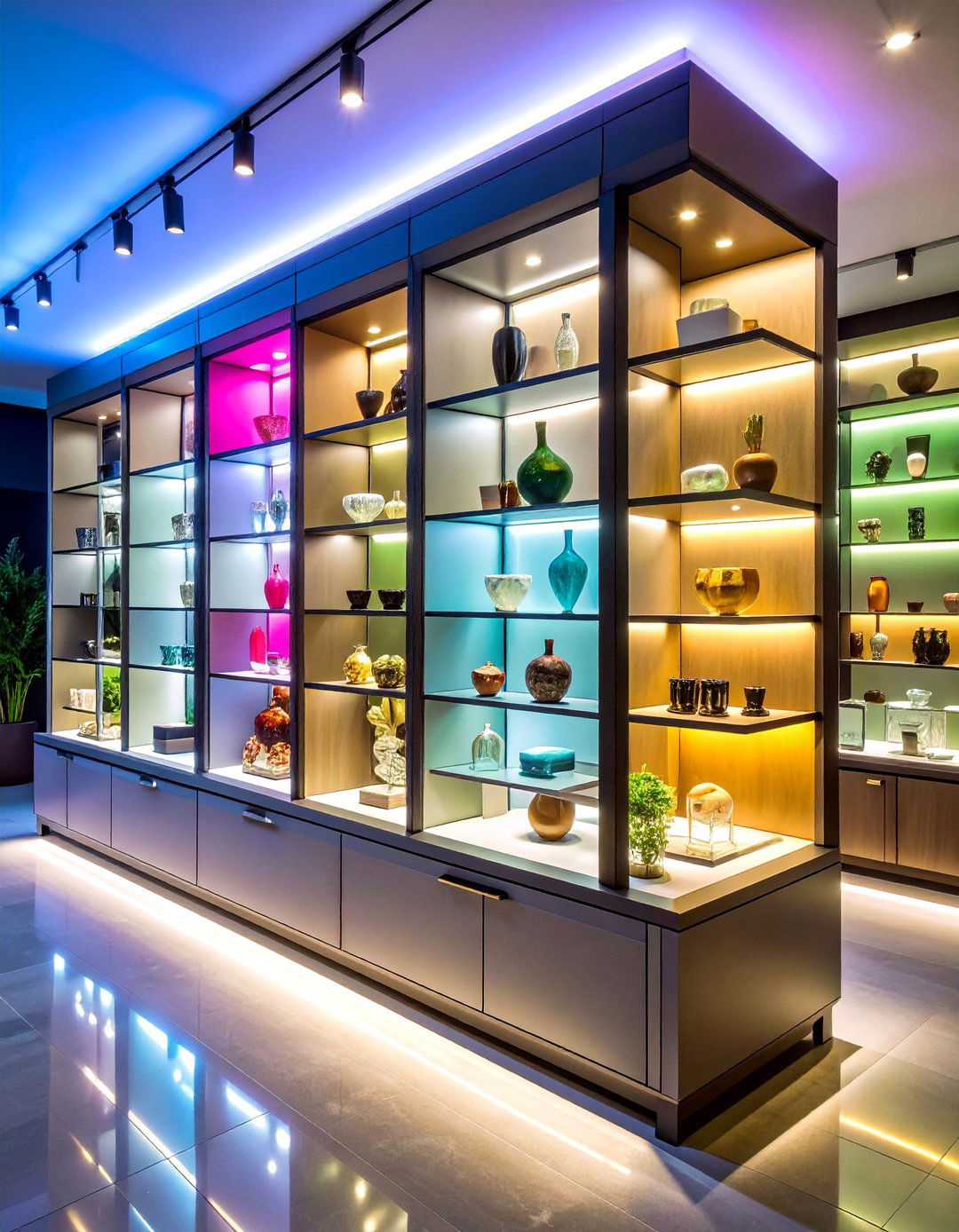 Professional Display Cabinet Backlighting - 25 Cabinet Lighting Ideas