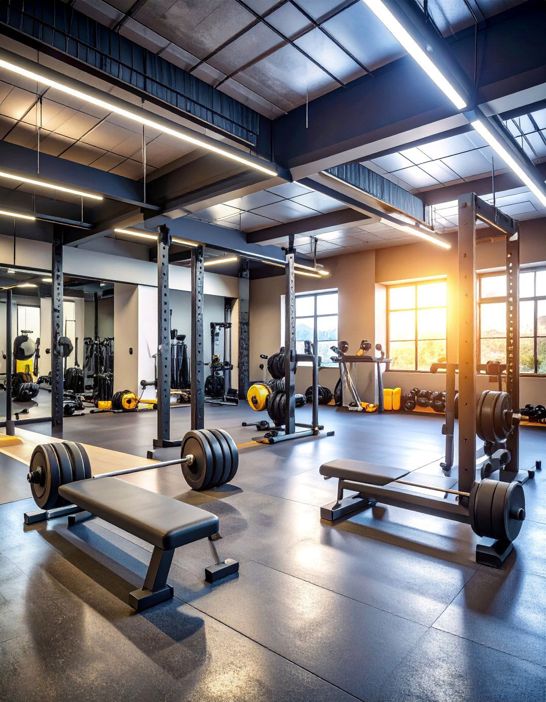 Professional Home Gym with Commercial Equipment - 25 Basement Gym Ideas
