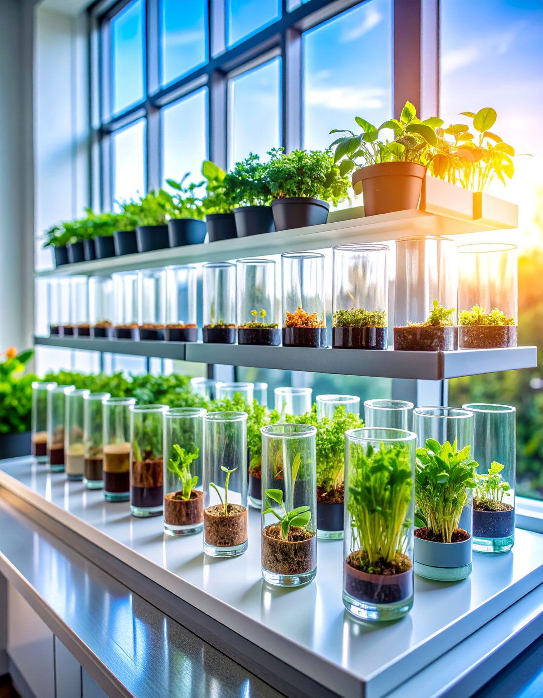 Propagation Station Display - 25 Ways Decorating With Plants