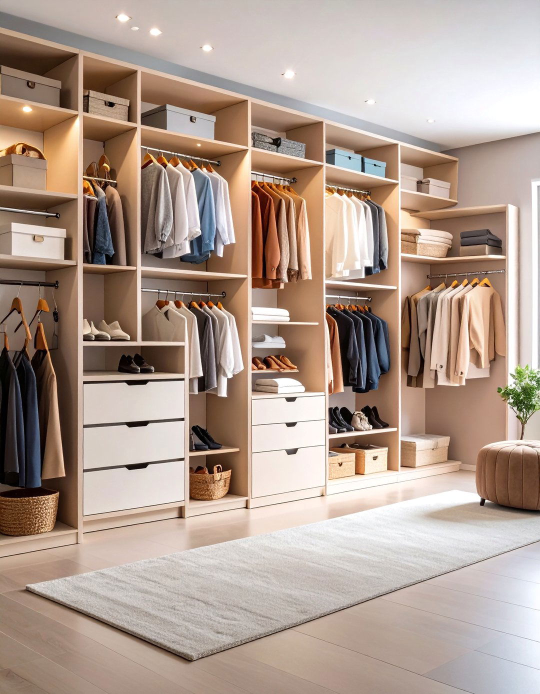 Pull Out Feature Closet Island - 25 Closet Island Ideas