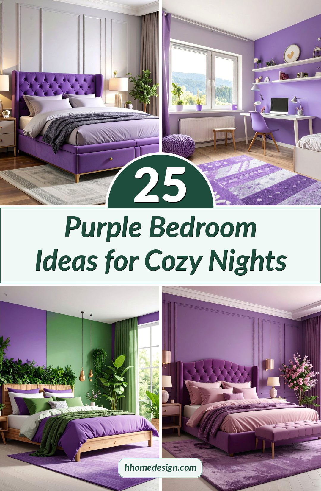 25 Purple Bedroom Ideas for Cozy Nights