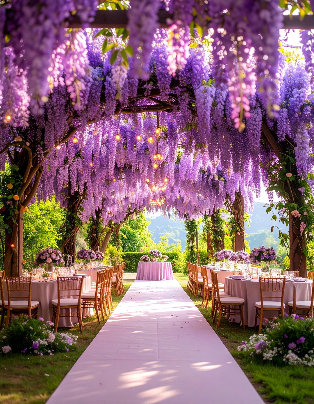 Purple Spring Blossom Wedding Theme - 25 Purple Wedding Theme Ideas