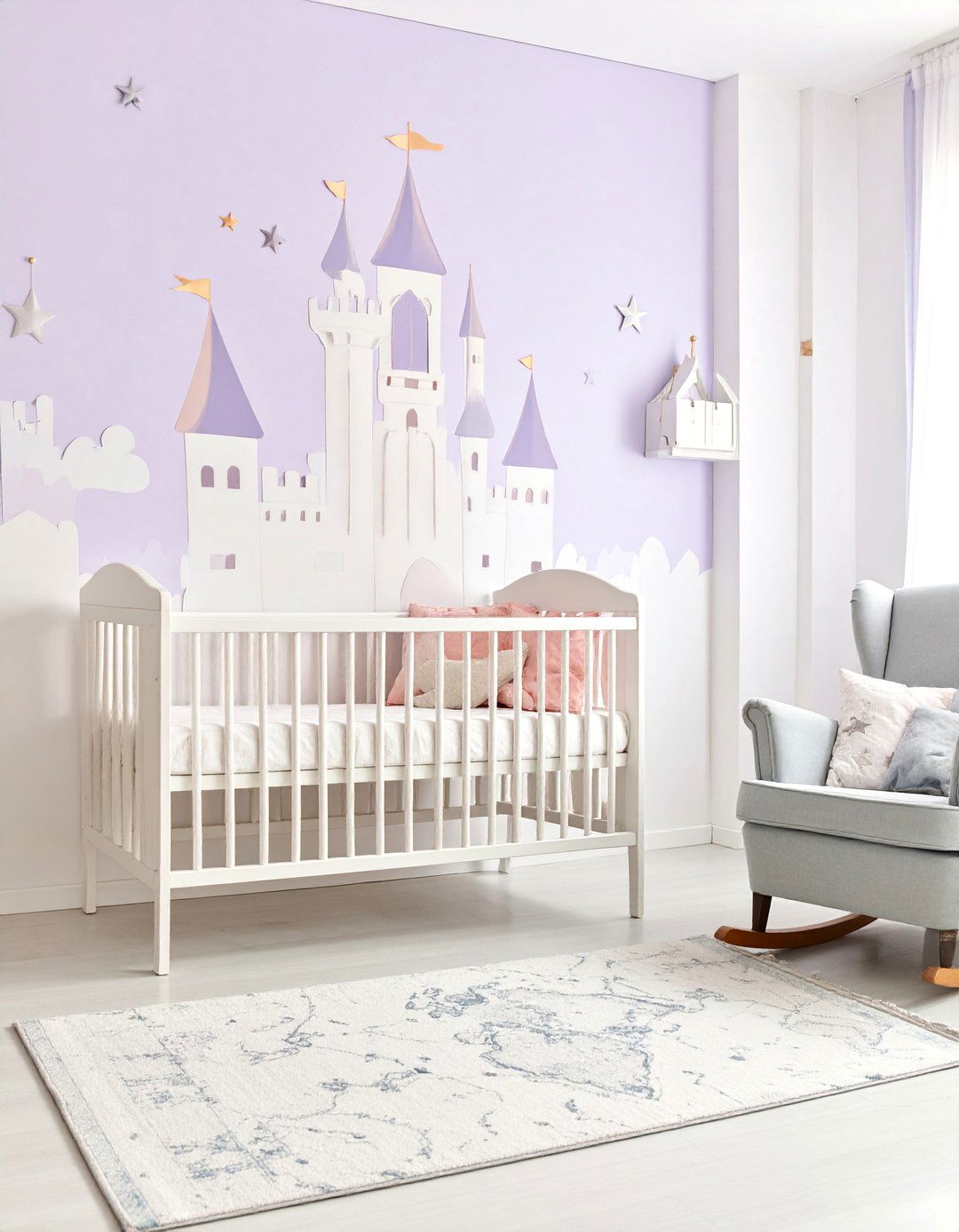 Purple Storybook Fairytale Castle - 25 Purple Nursery Ideas