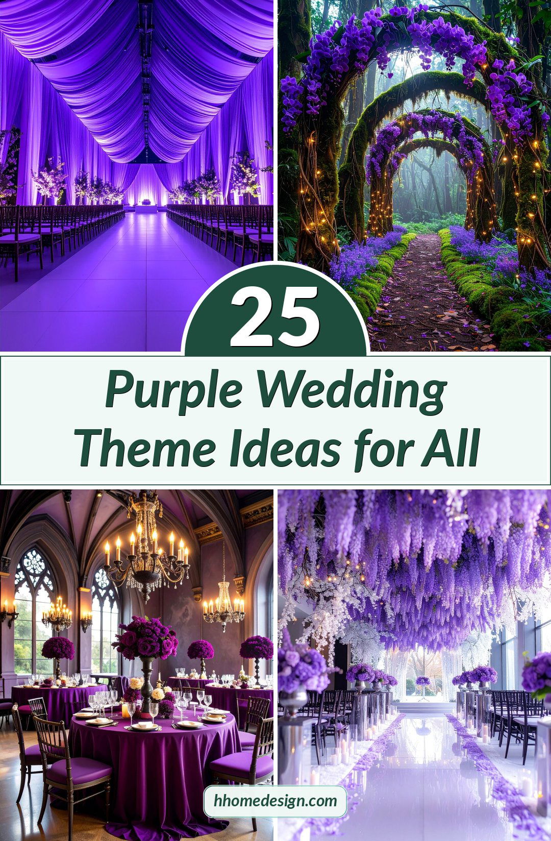 25 Purple Wedding Theme Ideas for All