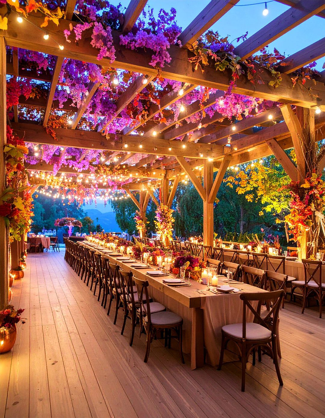 Purple and Copper Autumn Wedding Theme - 25 Purple Wedding Theme Ideas