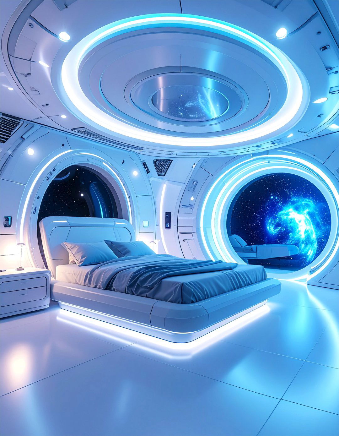 Quantum Space Laboratory Suite - 25 Space-themed Room Ideas