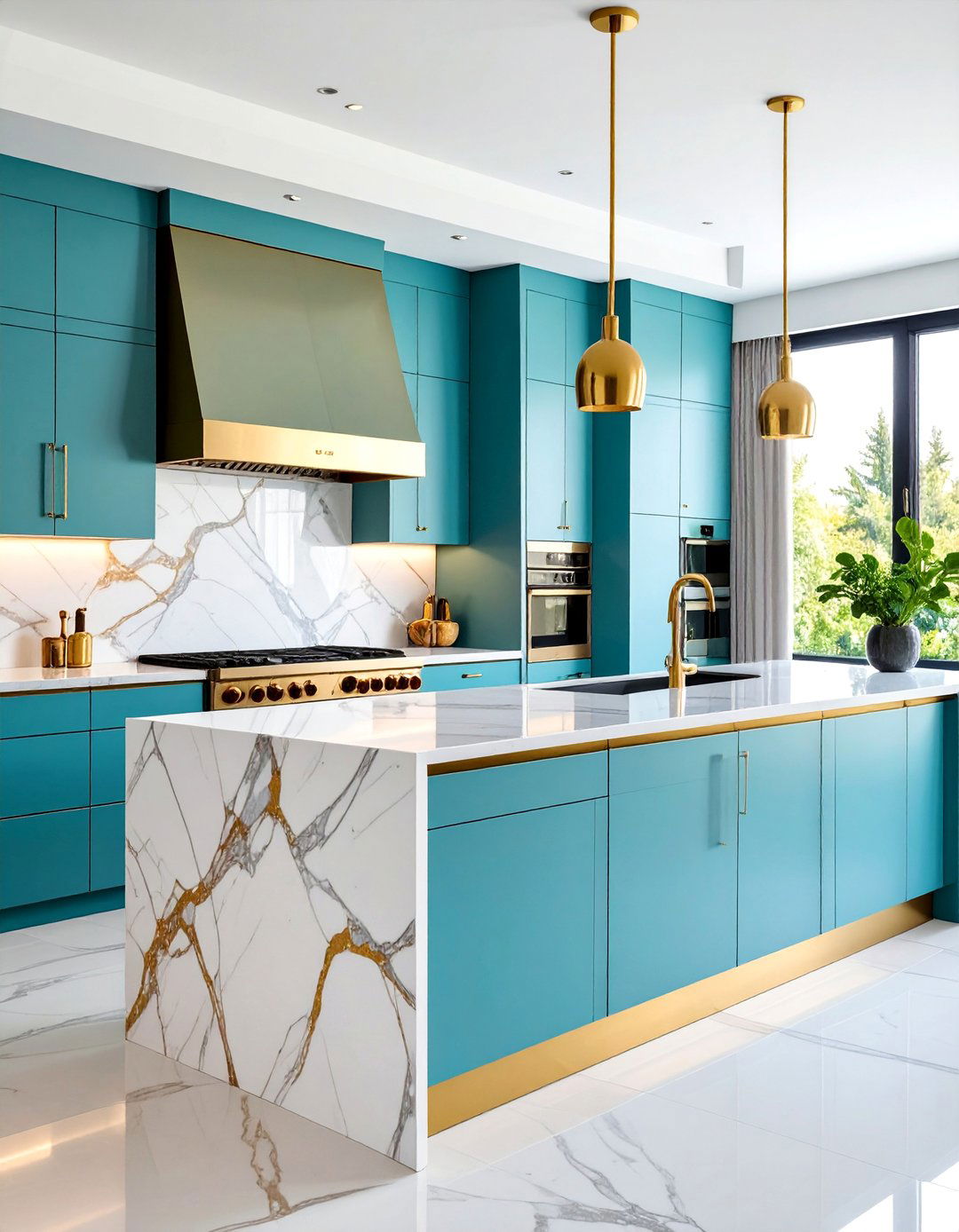 Quartz Backsplash Integration with Seamless Design - 25 Quartz Kitchen Countertops
