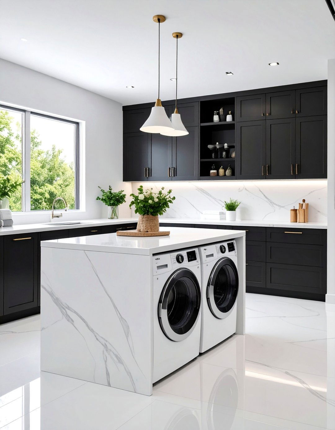 Quartz Countertop Waterfall Edge Design