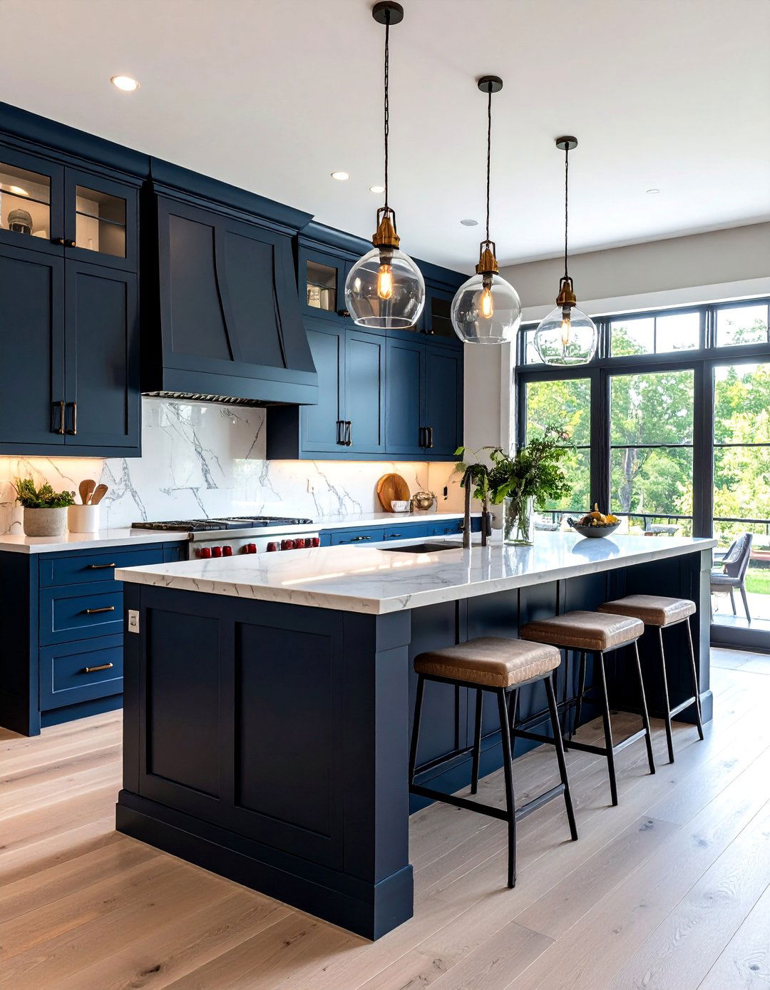 Quartz Topped Farmhouse Kitchen Island - 25 Farmhouse Kitchen Island Ideas