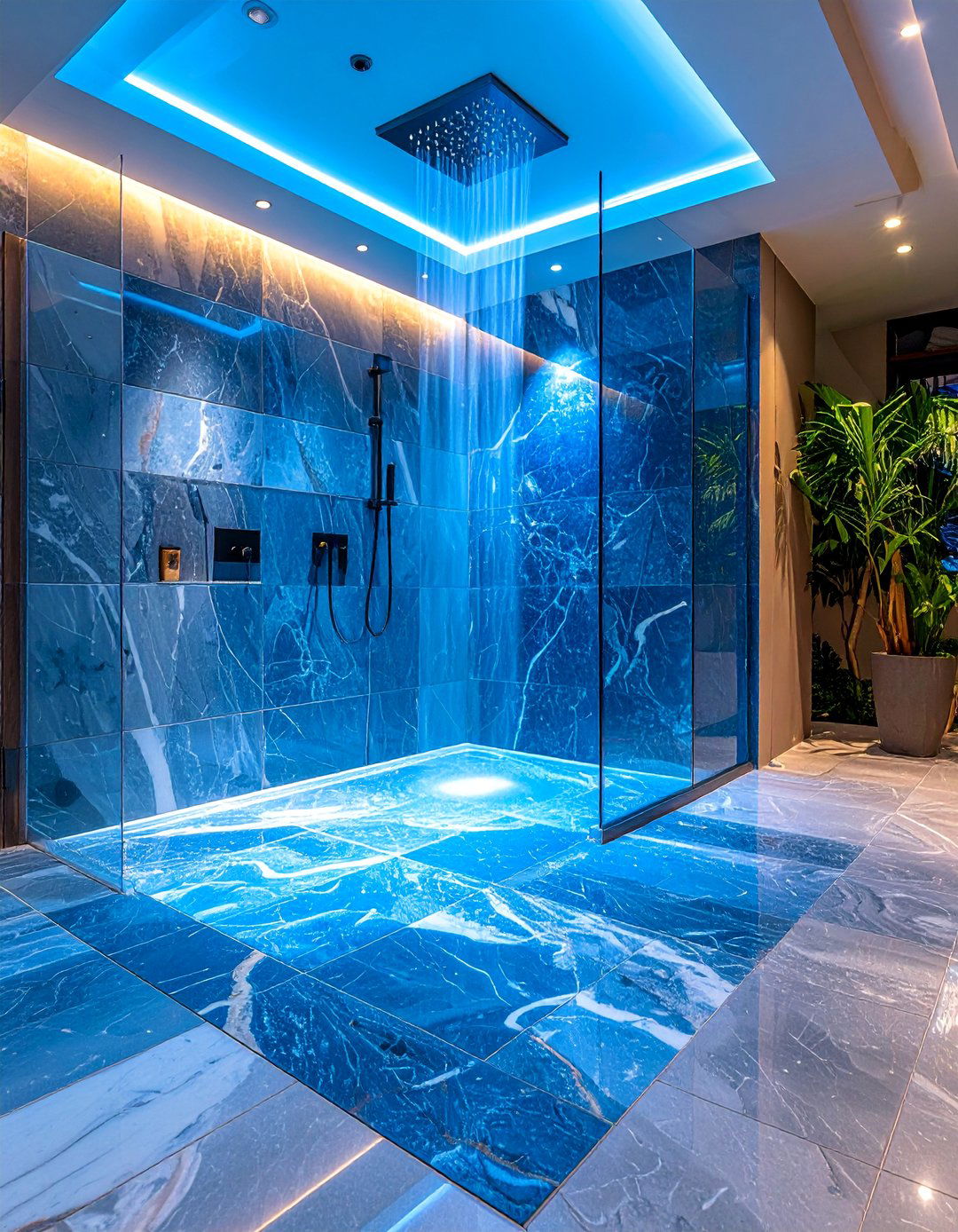 Quartzite Shower Floor Tiles - 25 Shower Floor Tile Ideas
