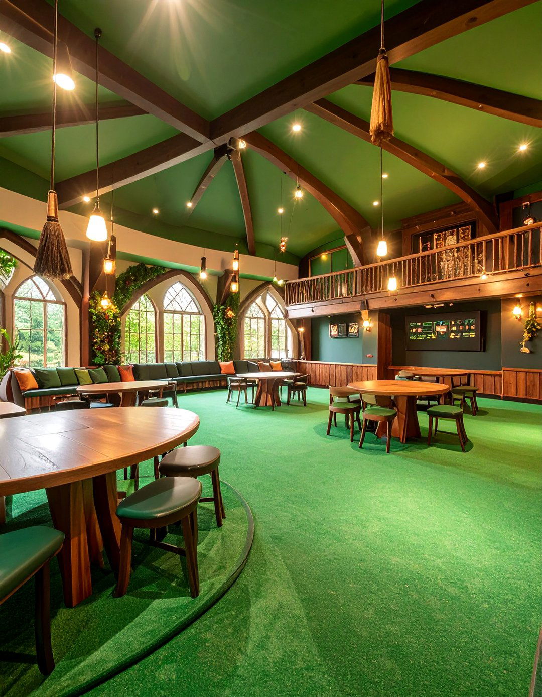 Quidditch Stadium Game Room - 25 Harry Potter Decor Ideas