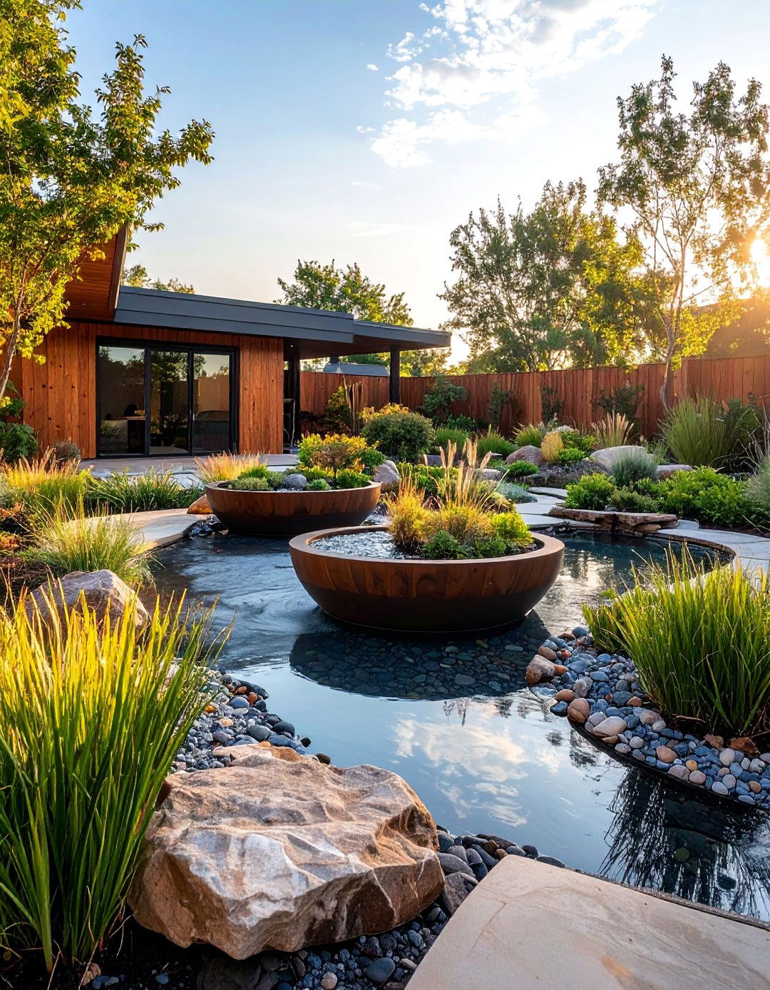 Rain Garden for Water Management - 25 Garden Ideas