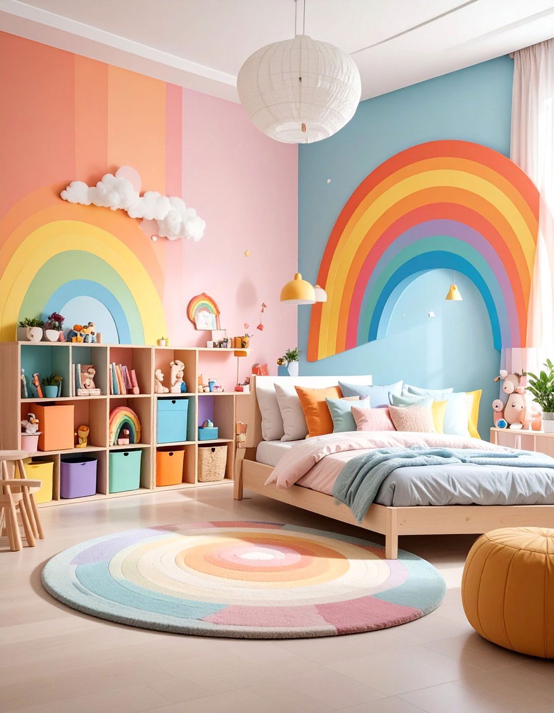 Rainbow Bright Color Learning Environment - 25 Toddler Room Ideas