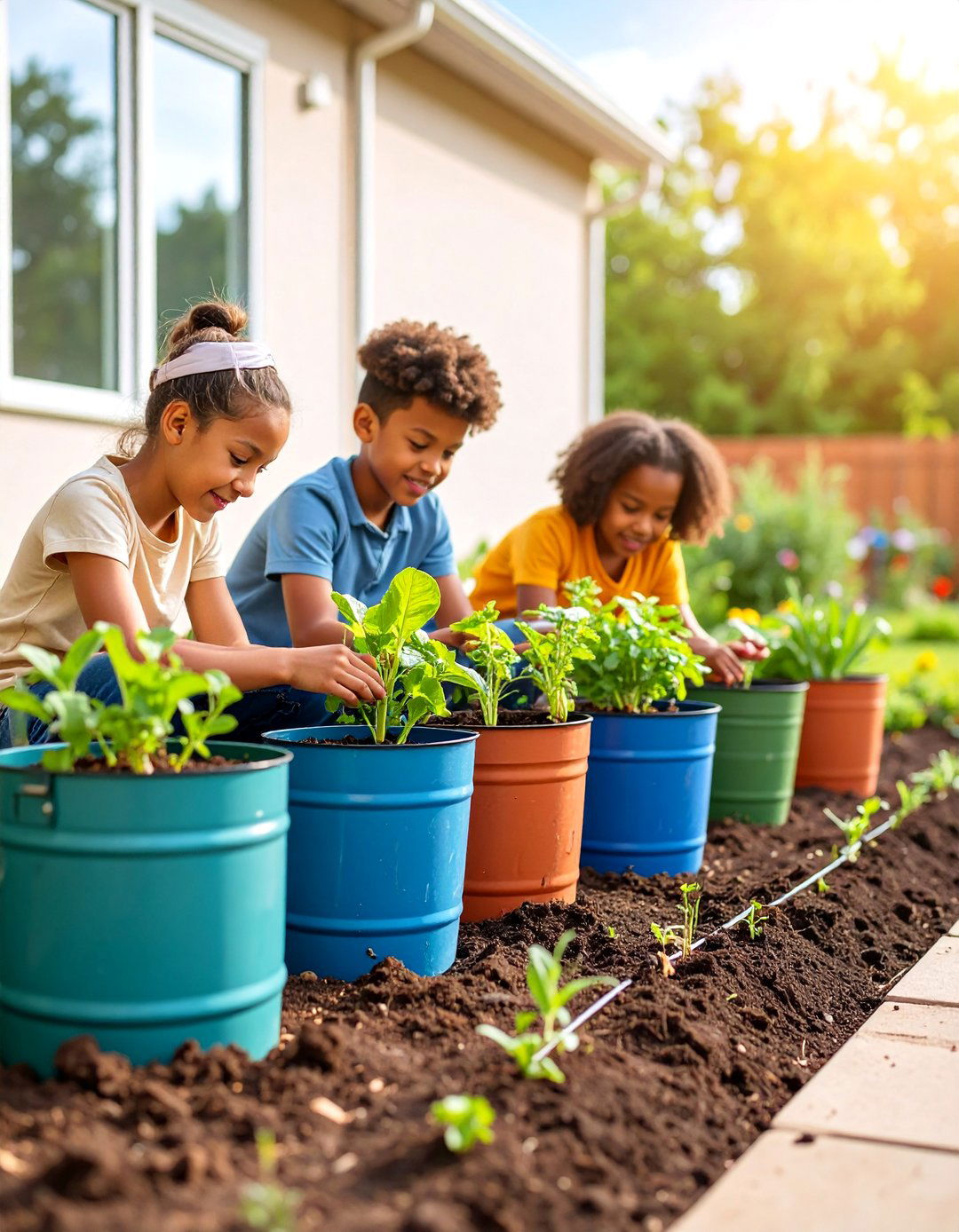 Rainwater Harvest School Garden - 25 School Garden Ideas