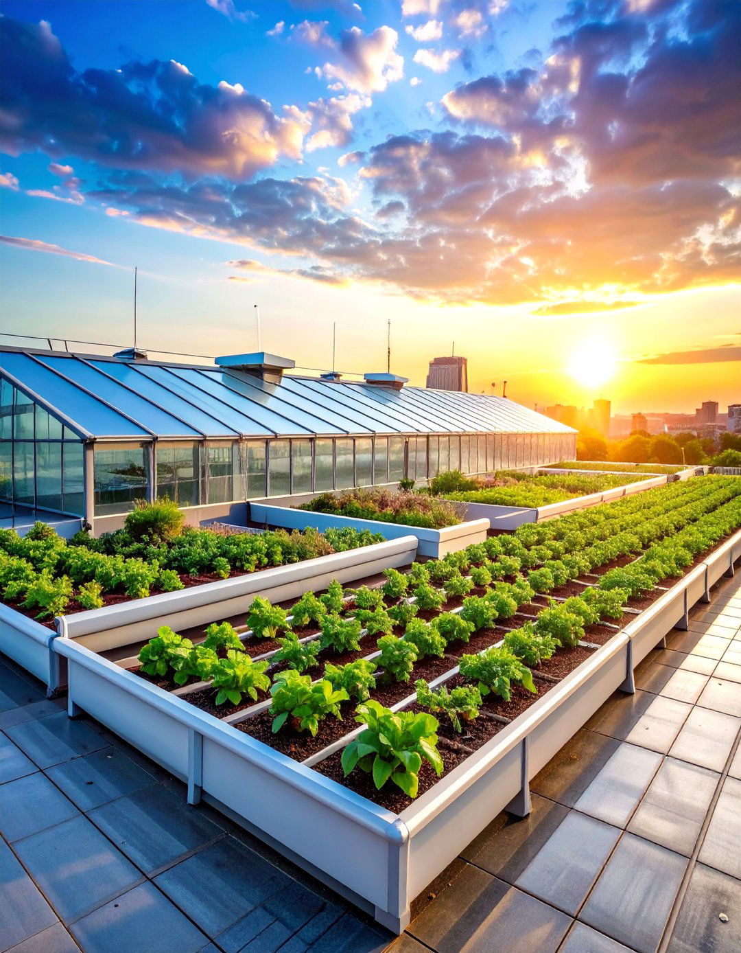 Rainwater Harvesting Integrated Rooftop Greenhouse - 25 Rooftop Greenhouse Ideas