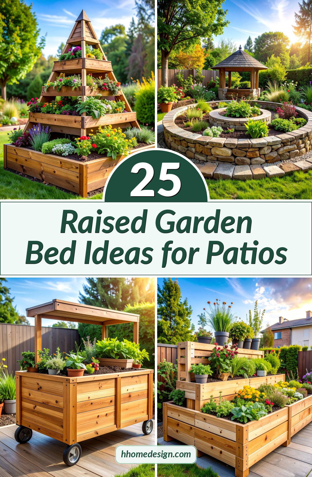 25 Raised Garden Bed Ideas for Patios