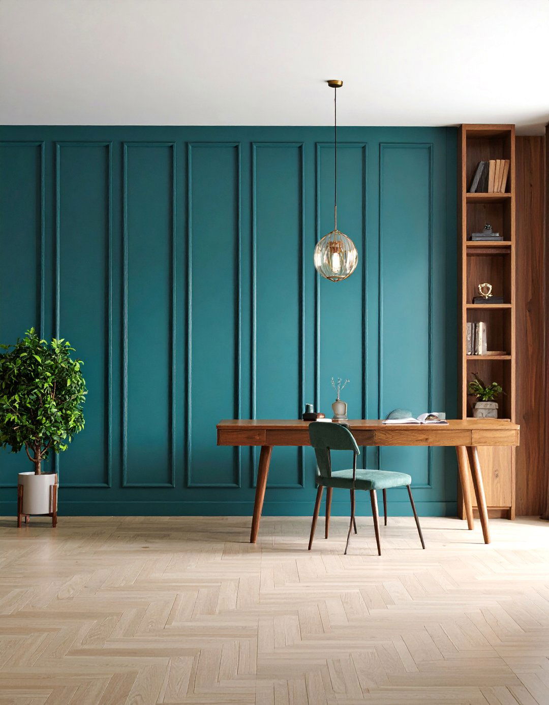 Raised Panel Half Wall - 25 Half Wall Ideas