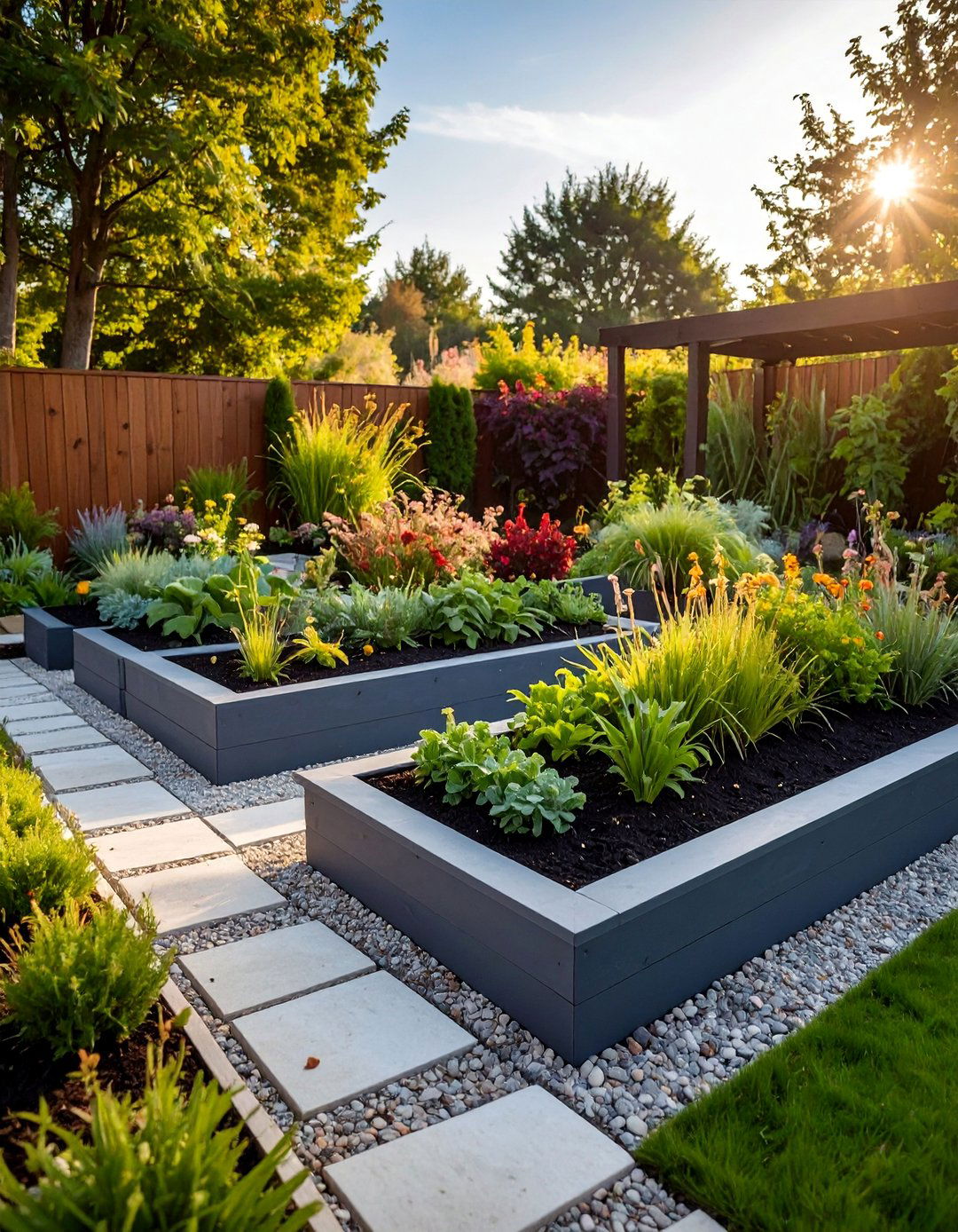 Raised Planter Bed Construction - 25 Curb Appeal Ideas