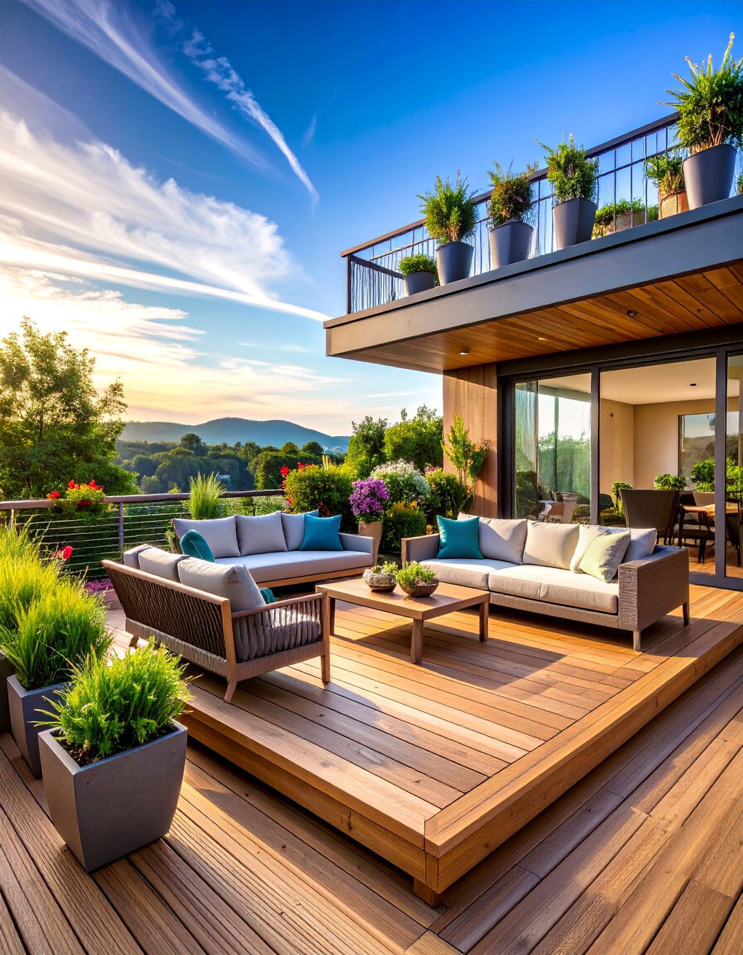 Raised Platform Deck Garden Nook - 25 Garden Nook Ideas