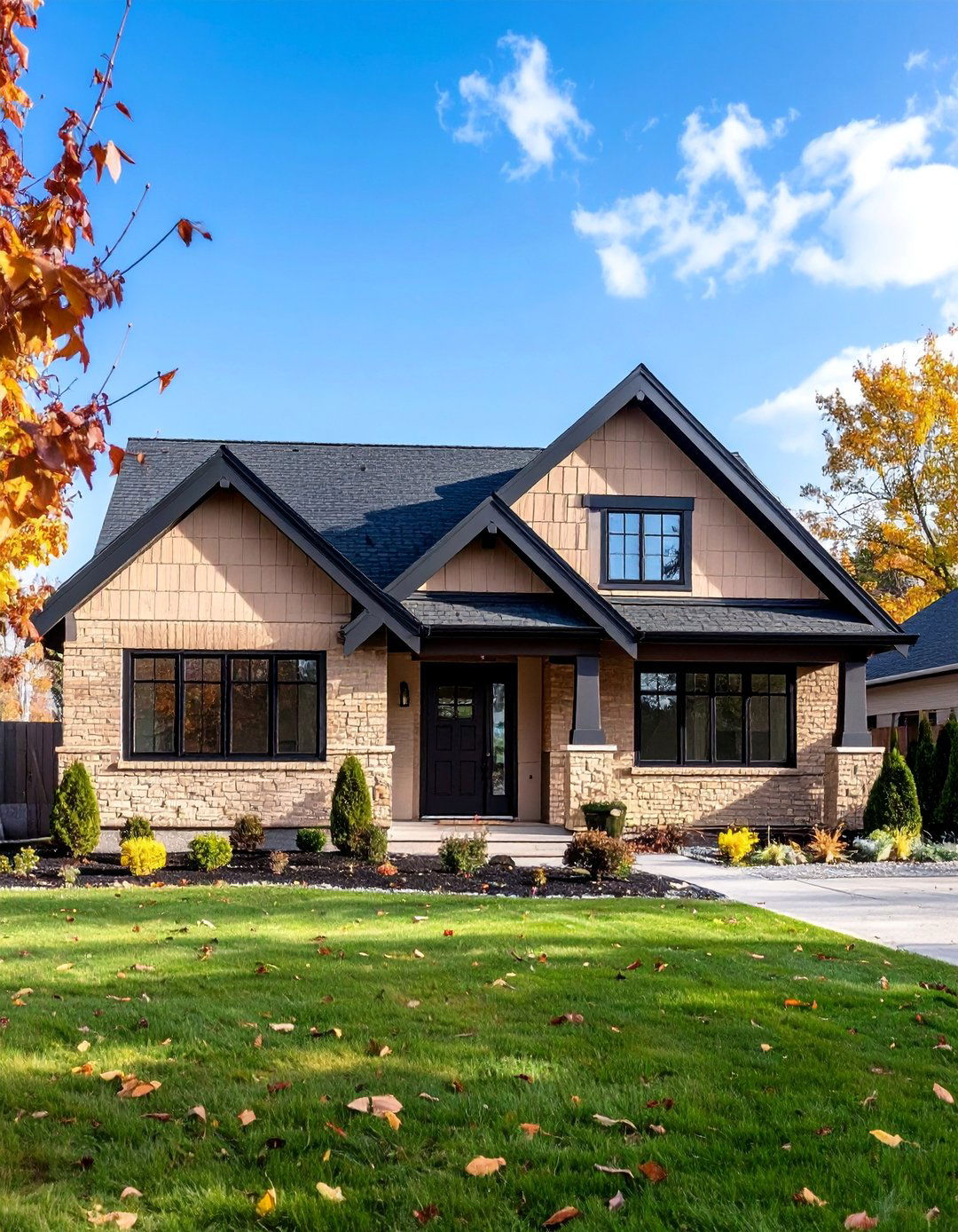 Ranch Style Beige Brick Renovation - 25 Beige Brick Exterior Home Ideas