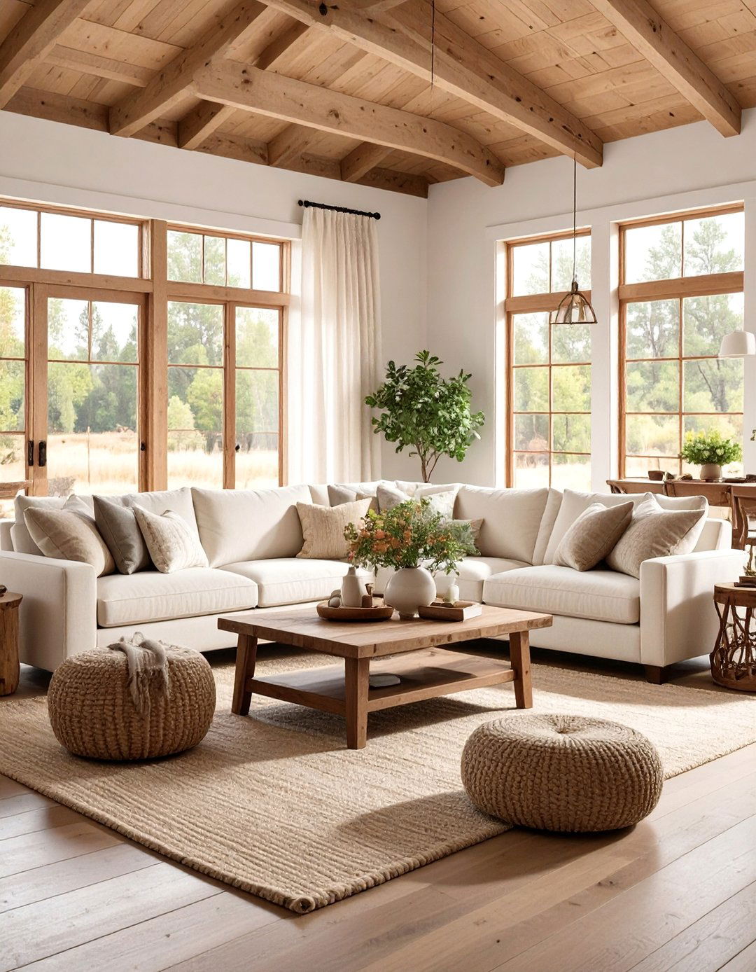 Ranch Style Open Plan Living Space - 25 1950s Living Room Ideas