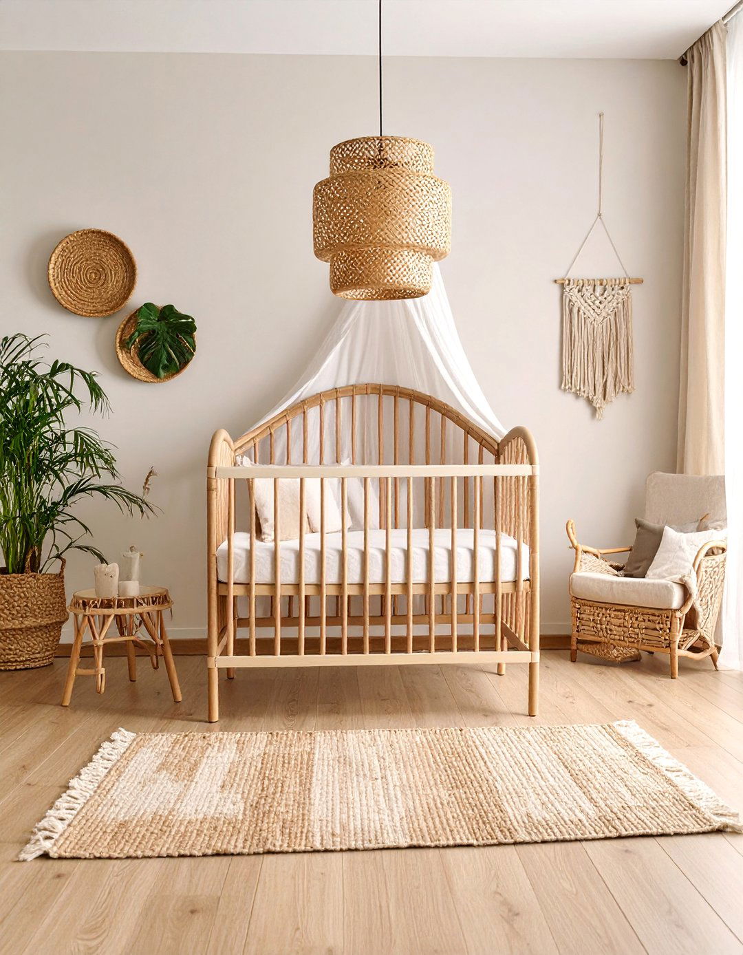 Rattan Paradise Nursery - 25 Boho Nursery Ideas