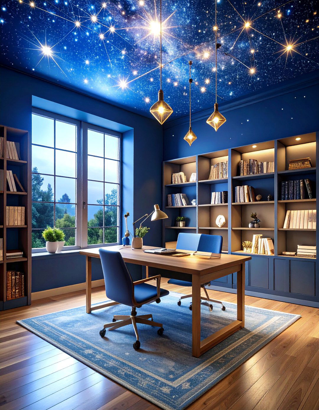 Ravenclaw Celestial Study - 25 Harry Potter Decor Ideas