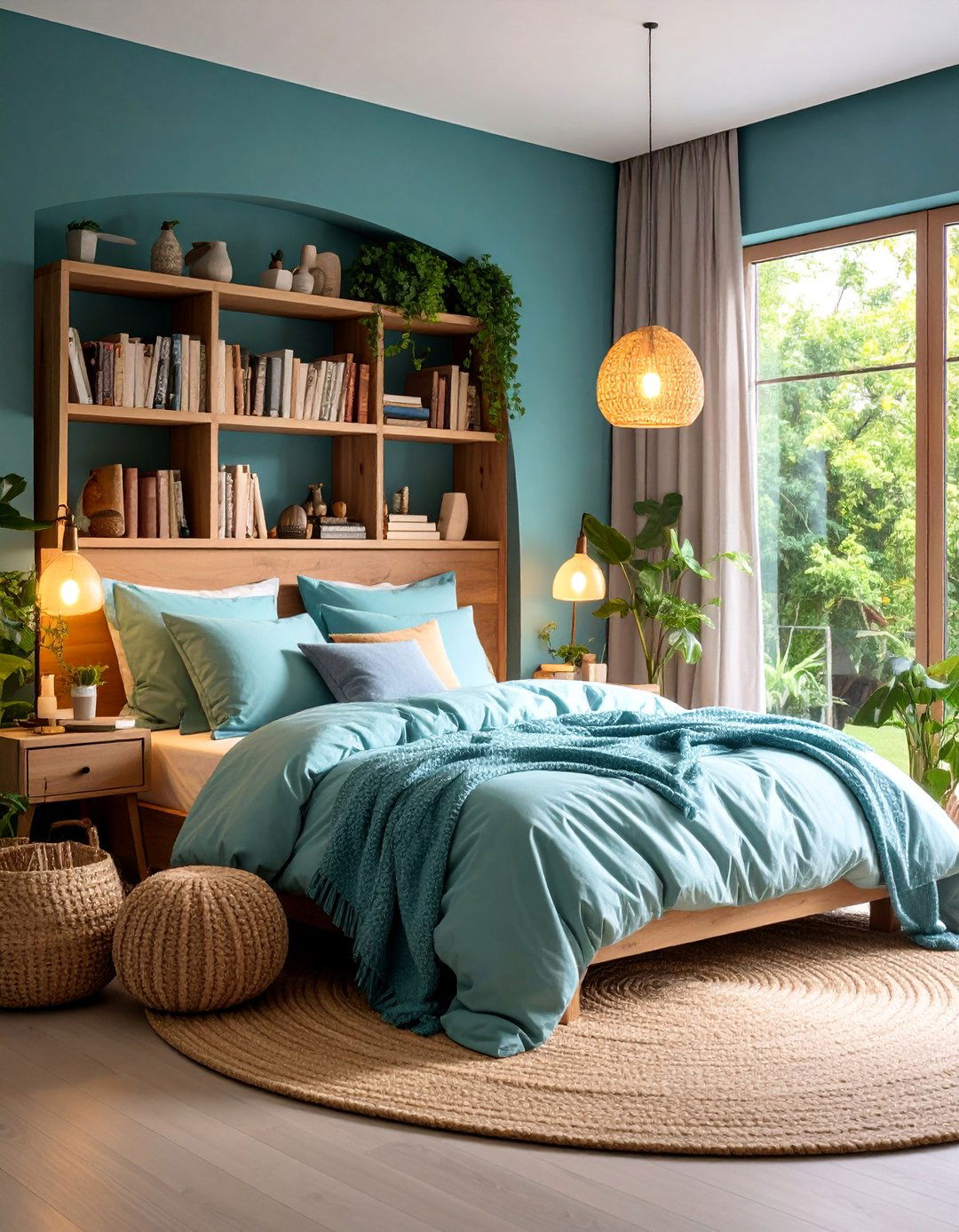 Reading Nook Bedroom with Cozy Corner Seating - 25 Modern Bedroom Ideas