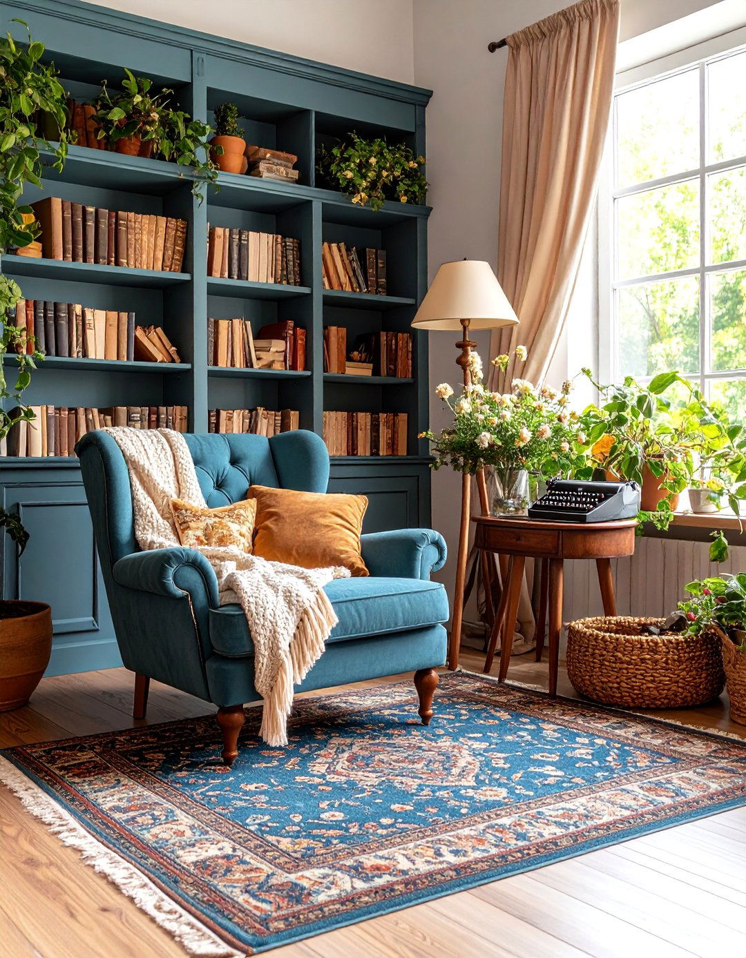 Reading Nook Indie Room with Literary Elements - 25 Indie Room Ideas