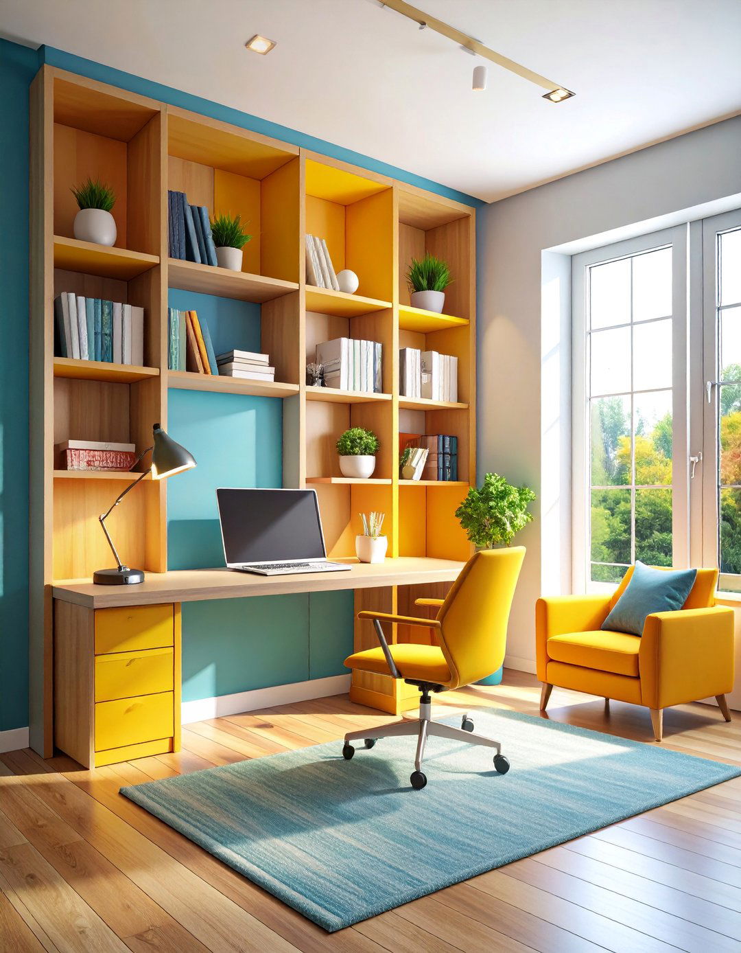Reading and Study Carrel - 25 Living Room Nook Ideas