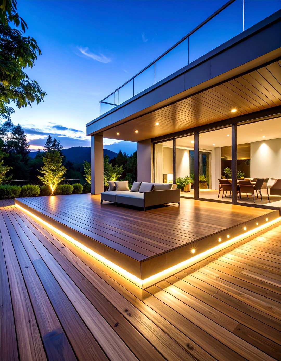 Recessed LED Deck Board Lighting - 25 Deck Lighting Ideas