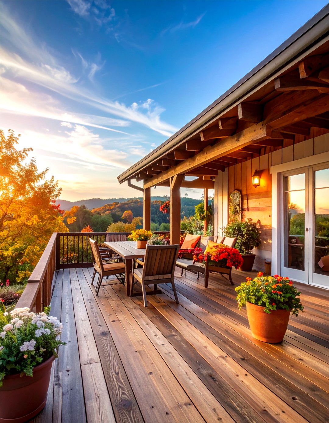 Reclaimed Wood Fascia with Rustic Character - 25 Deck Fascia Ideas