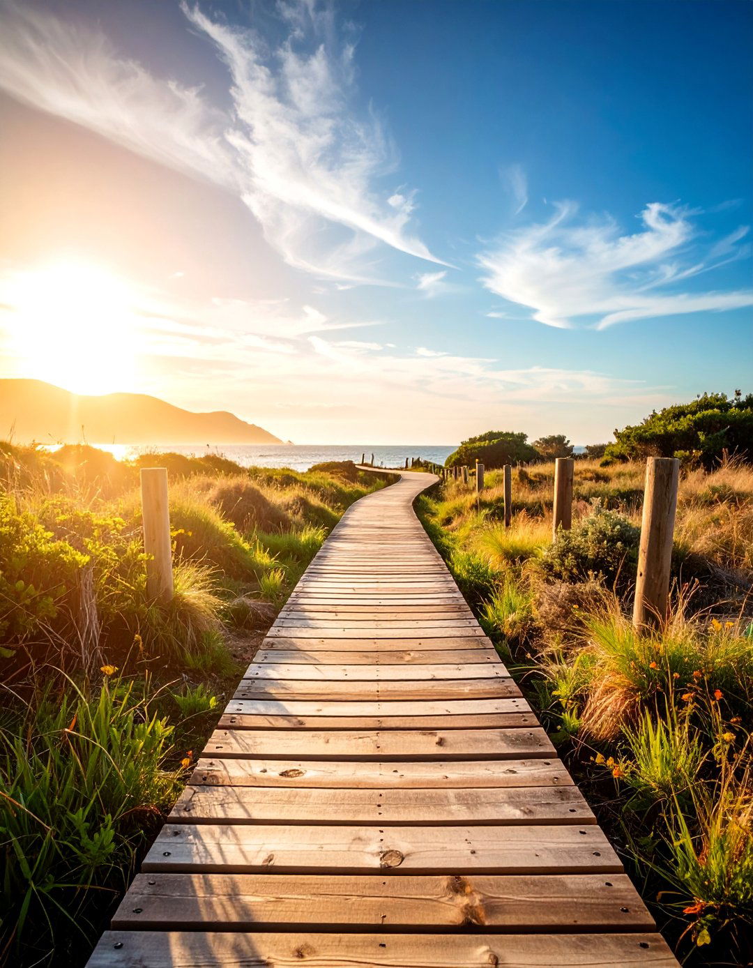 Reclaimed Wood Platform with Eco Friendly Design - 25 Elevated Walkway Ideas