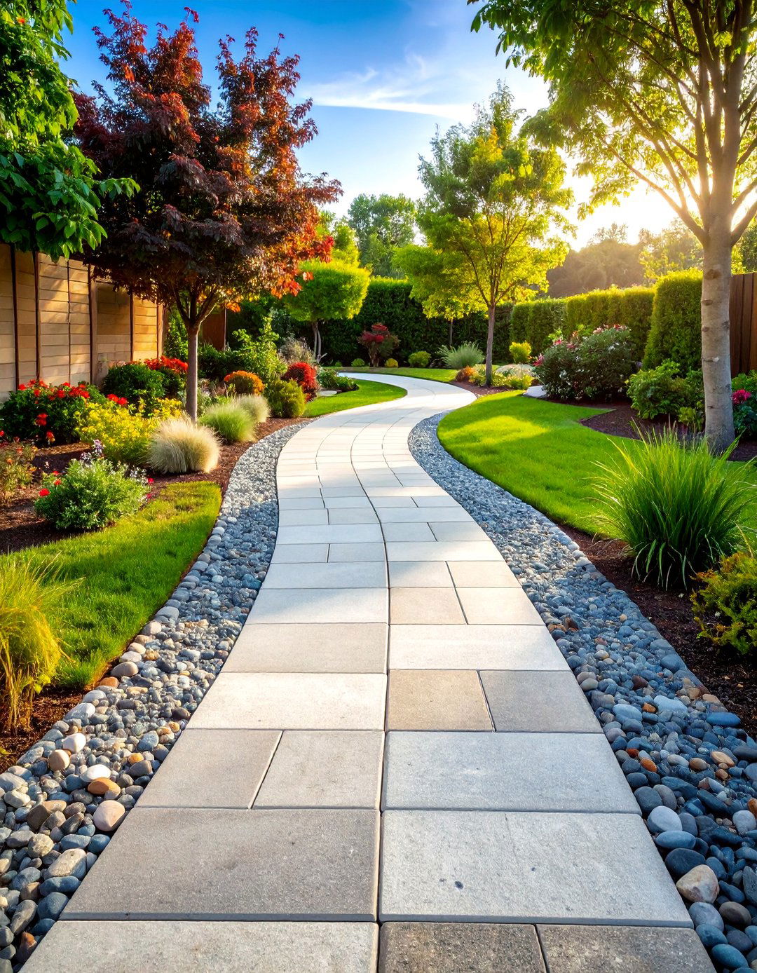Recycled Concrete Paver Sustainable Walkway - 25 Concrete Paver Walkway Ideas