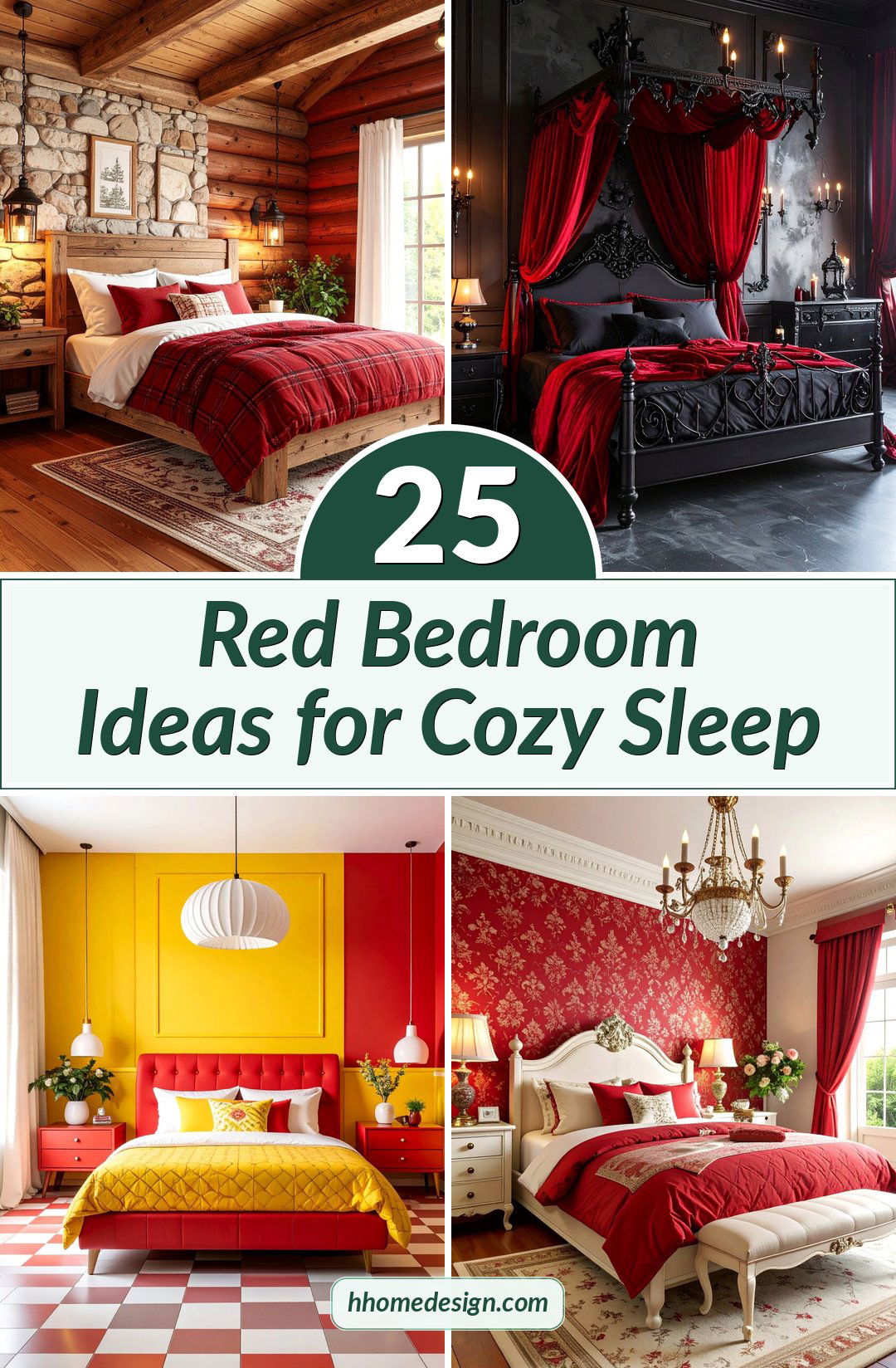 25 Red Bedroom Ideas for Cozy Sleep