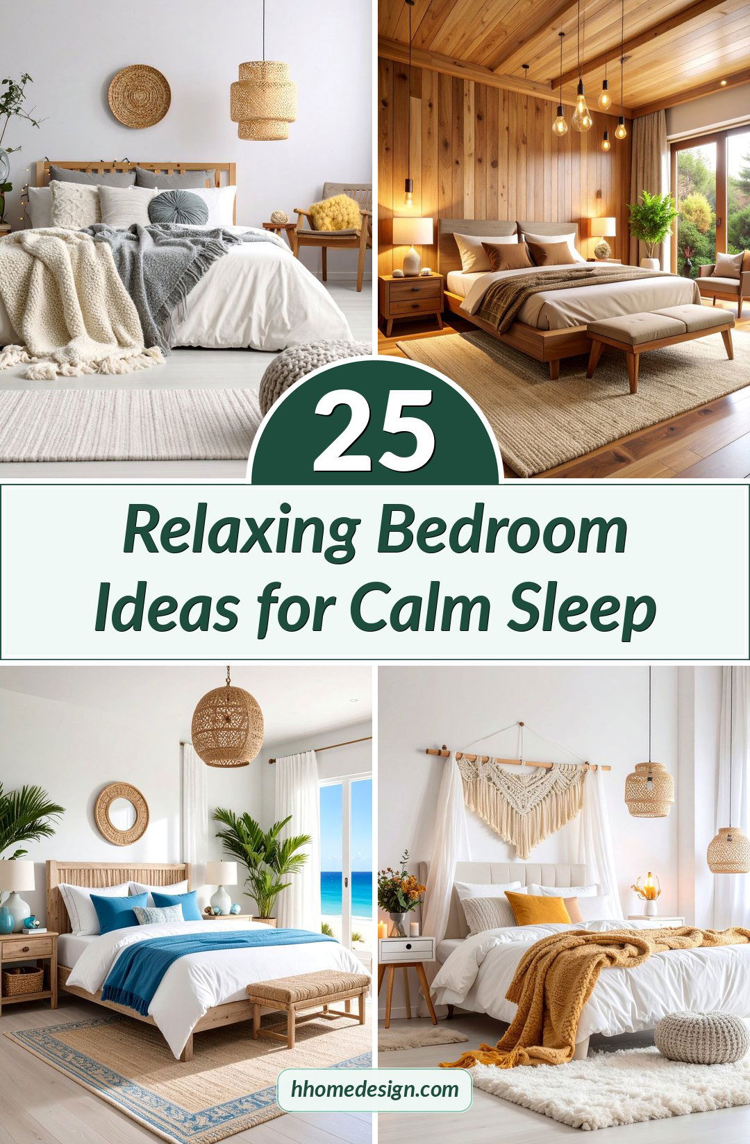 25 Relaxing Bedroom Ideas for Calm Sleep