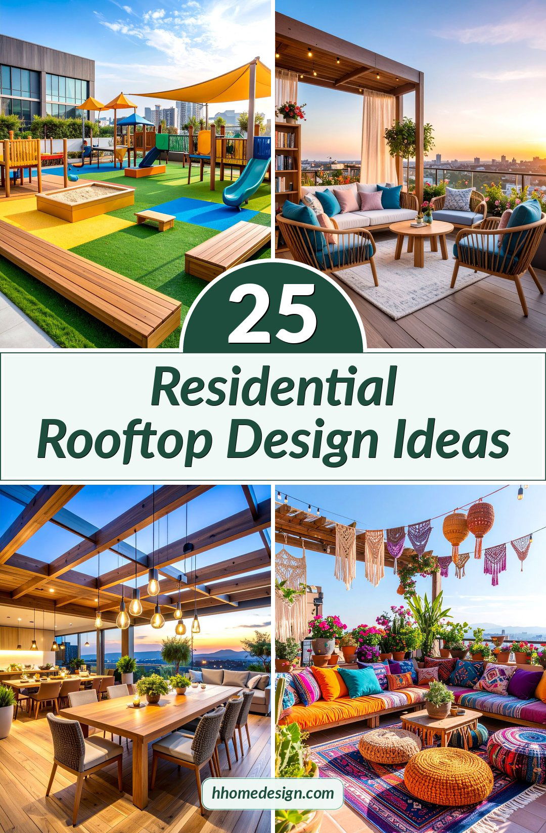 25 Residential Rooftop Design Ideas