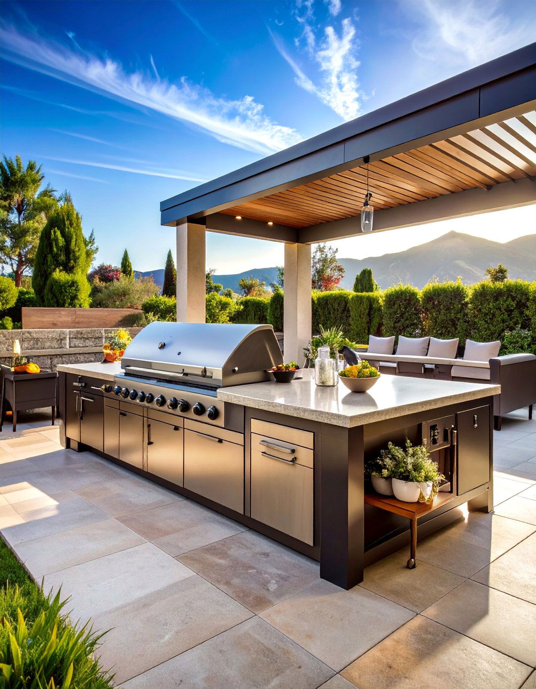 Resort Style Luxury BBQ Island - 25 Bbq Island Ideas