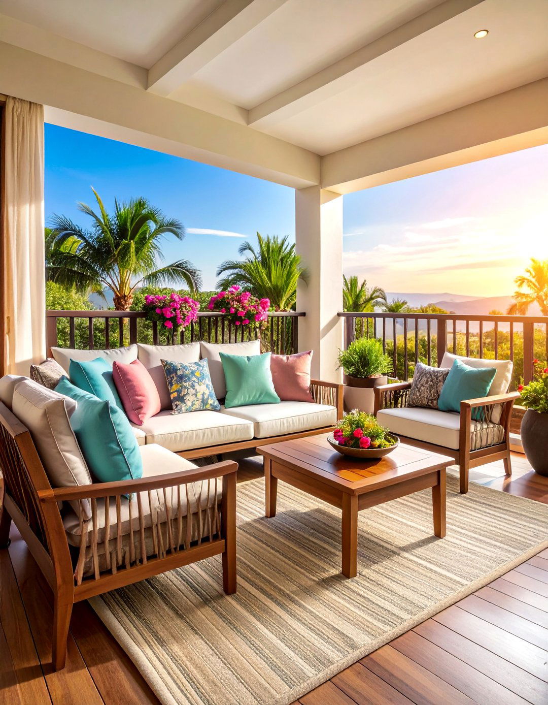 Resort Style Luxury with Premium Materials - 25 Balcony Deck Ideas
