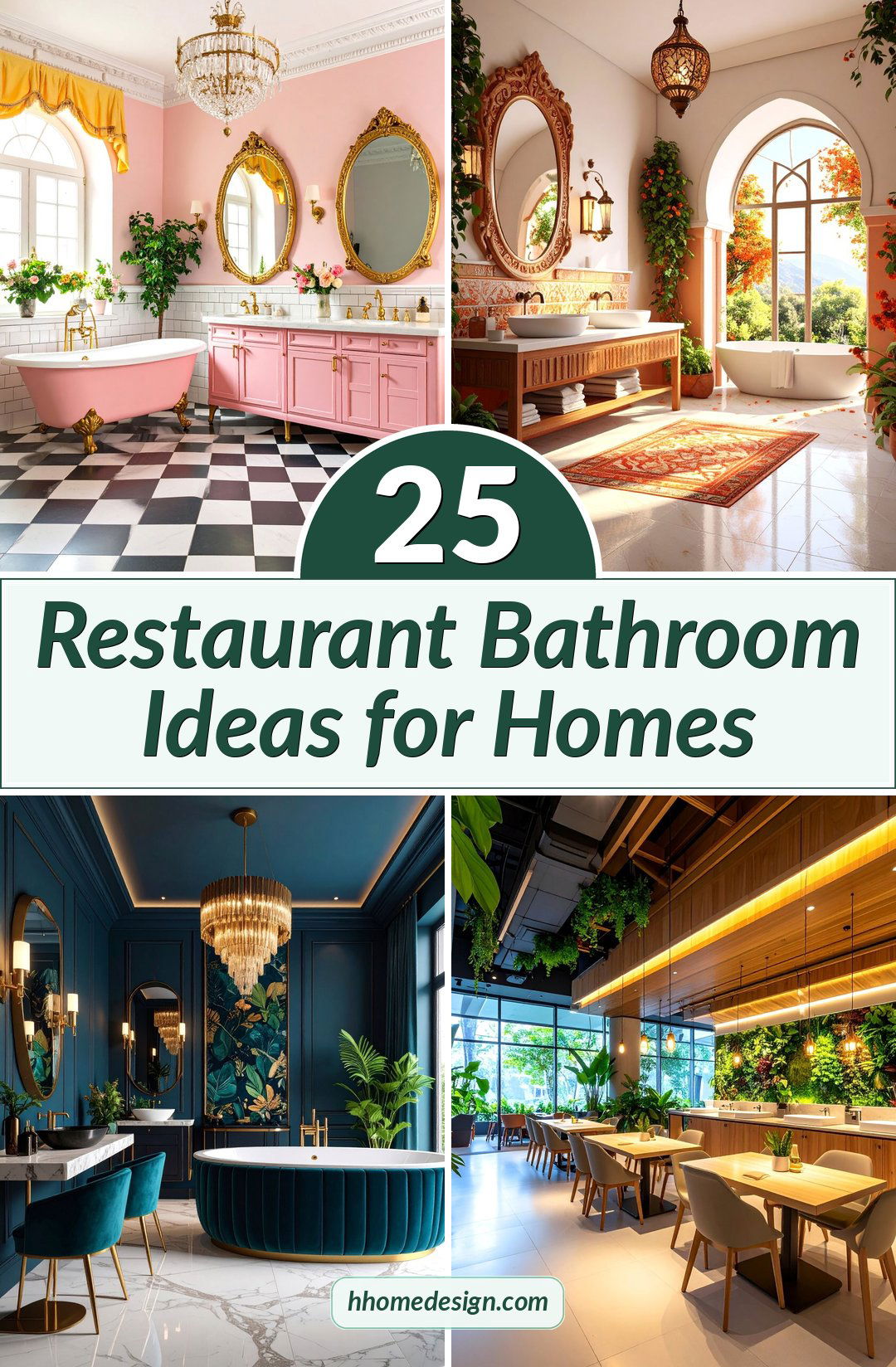 25 Restaurant Bathroom Ideas for Homes