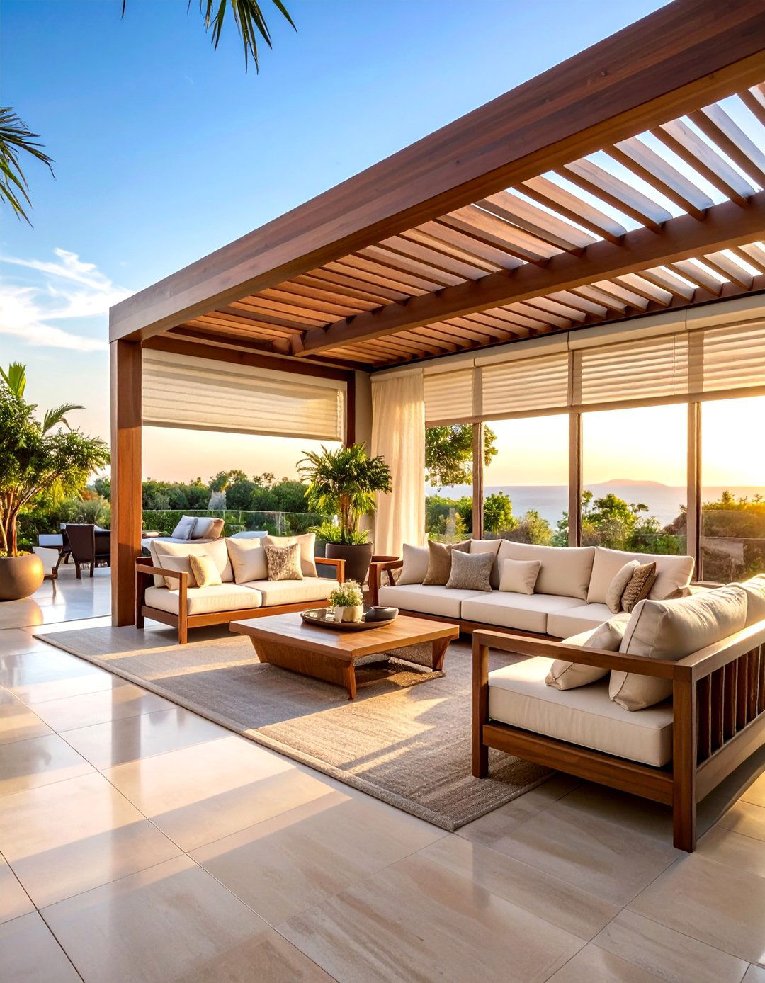 Retractable Louvered Roof Pergola Garden Shade - 25 Garden Shade Ideas
