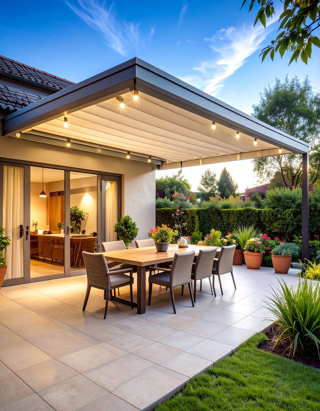 Retractable Patio Awning Garden Shade - 25 Garden Shade Ideas