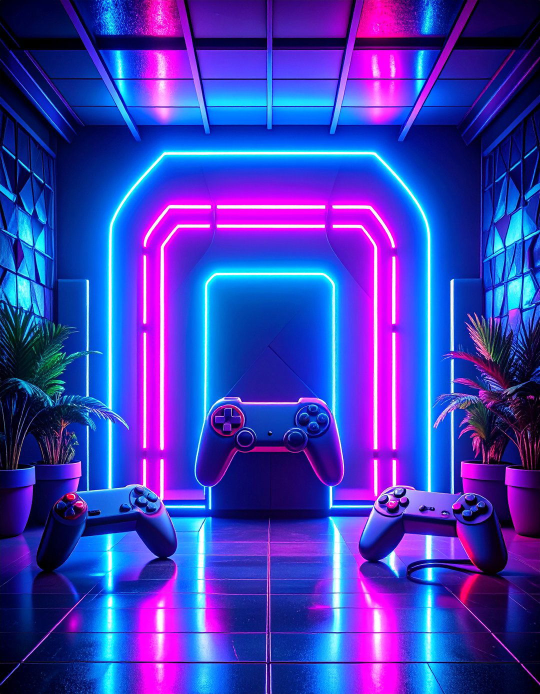 Retro Gaming Arcade Neon Sign - 25 Man Cave Sign Ideas